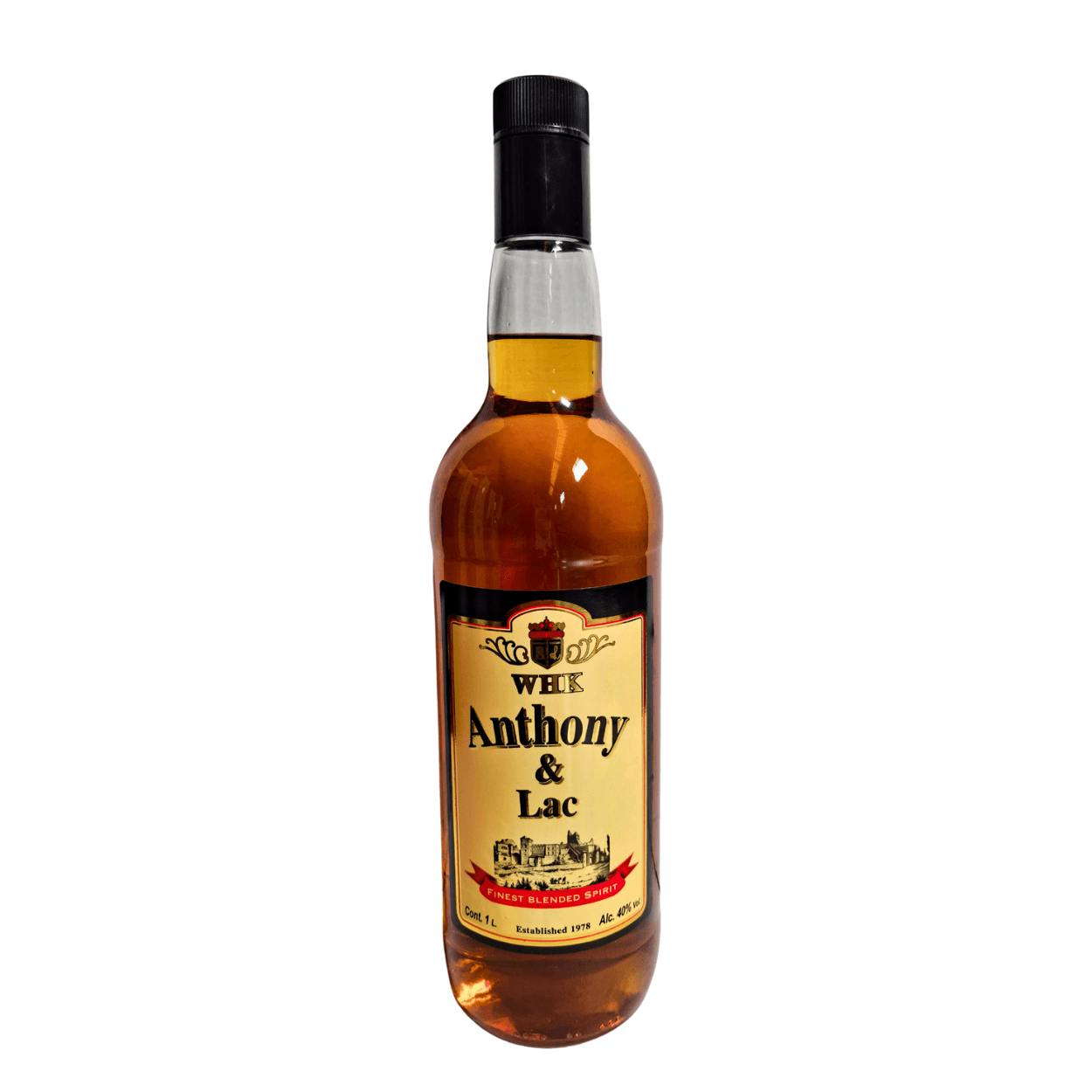 Bebida espirituosa WHK 40º 1 L. "ANTHONY & LAC".